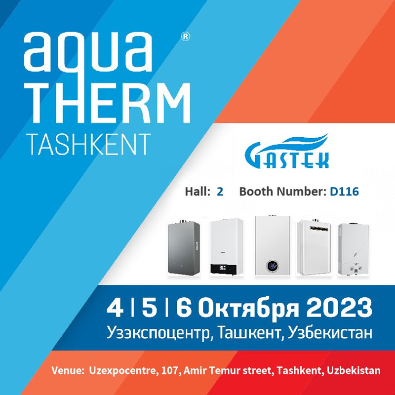 ZHONGSHAN GASTEK HOME APPLIANCE COMPANY LIMITED Memamerkan Pemanas Air Gas dan Boiler Inovatif di Tashkent Fair