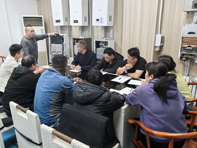 Tim Produksi Gastek Meningkatkan Keahlian dalam Instalasi Pemanas Air Gas Tankless & Kontrol Kualitas